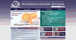 Desktop Screenshot of deadiversion.usdoj.gov