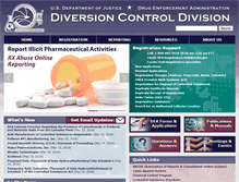 Tablet Screenshot of deadiversion.usdoj.gov