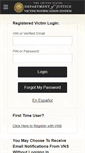 Mobile Screenshot of notify.usdoj.gov